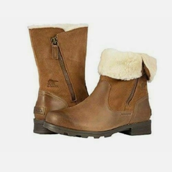 Sorel Women's Emelie Foldover Waterproof Mid Calf Boot - Picture 2 of 8